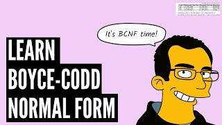 Learn BoyceCodd Normal Form (BCNF)