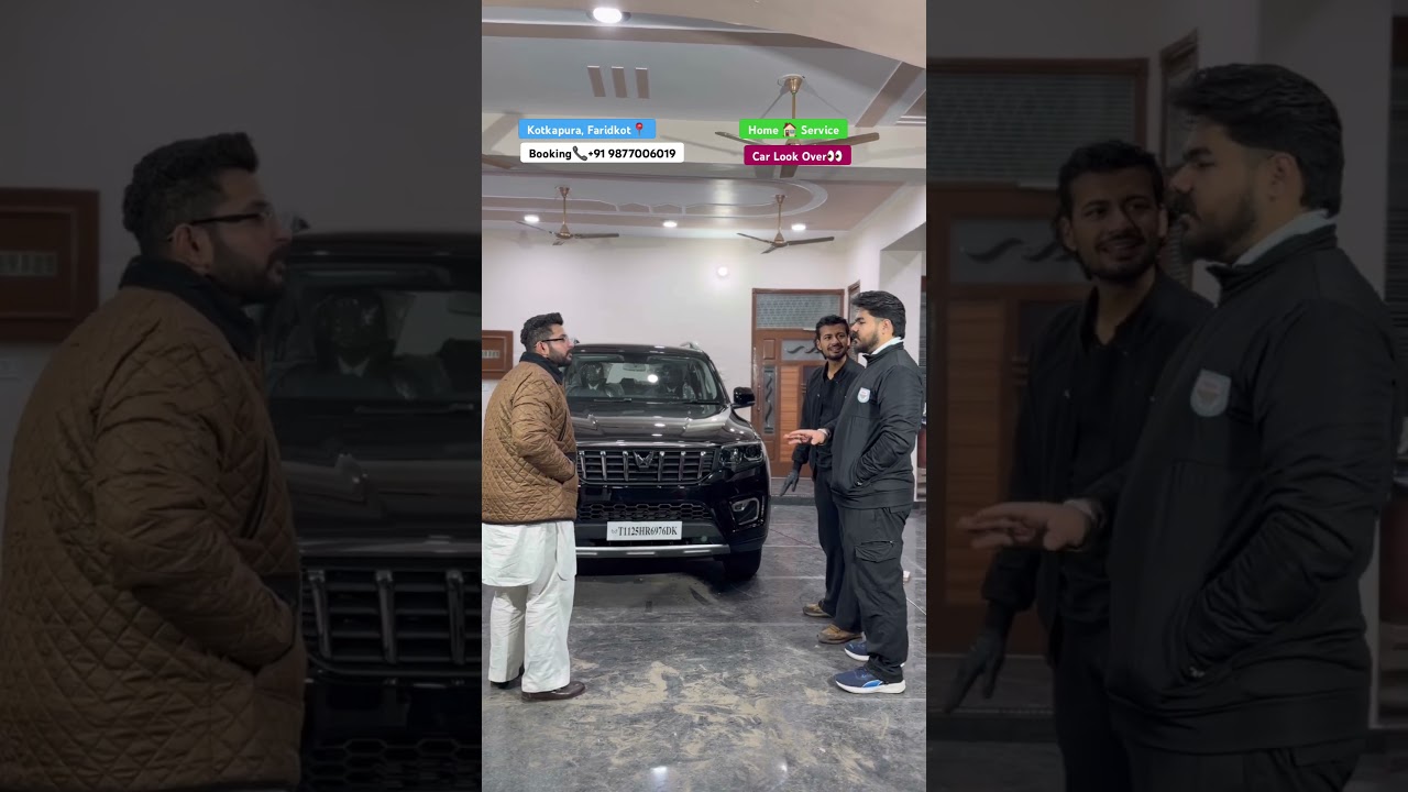 Scorpio N🚘Customer car Look Over👀Detailing+Rubbing+Compound+Polishing+Ceramic Coating