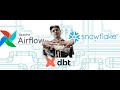 How to create an elt pipeline using airflow snowflake and dbt