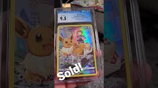 sold CGC 9.5 Eevee TG11/TG30 Character Rare Pokemon Brilliant Stars #pokemon #pokemontcg