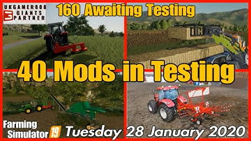FS19 Mods in Testing list fs19 & Mod hub update  #fs19modsreview