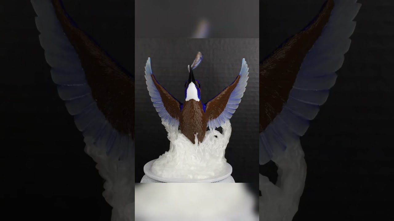 King Fisher 3d printing timelapse 