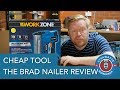 Brad Nailer Review | ALDI FERREX / Workzone 18v Li-Ion Dual Nail / Staple Gun CCT18GW 18 Gauge