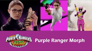 Power Rangers Dino Super Charge purple ranger morph [FANMADE]