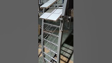 decorative tile display stand stone display solutions.#tileshowroom #stone #tile #stonedisplay