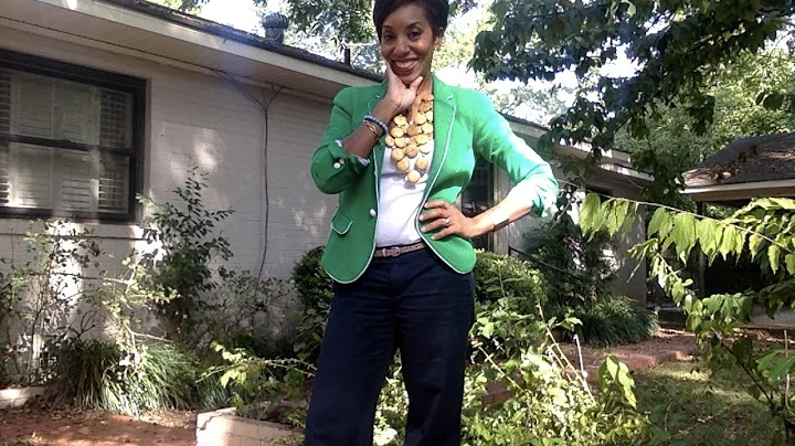 How- To ReStyle A Green Blazer for Fall | The 2-Mi...