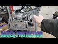 TRIUMPH EXPLORER RADIATOR PROTECTOR INSTALL DIY