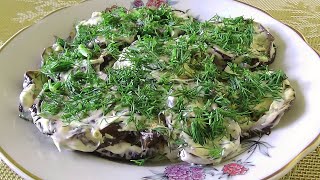Закуска из баклажанов / Как приготовить вкуснейшую закуску из баклажанов с майонезом и чесноком Закуска из баклажанов / Как приготовить вкуснейшую закуску из баклажанов с майонезом и чесноком
