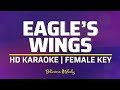 Eagles wings  karaoke  female key c