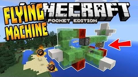 Slime block plane | mcpe