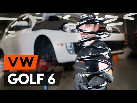 Hvordan udskiftes fjærer foran / spiralfjærer foran on VW GOLF 6 (5K1) [GUIDE AUTODOC]