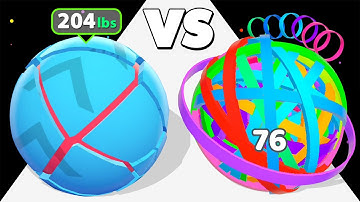 FLEXY RUNNER /vs OVERWEIGHT BALLS ∞ ASMR Gameplay Android iOS • Ball Run Math Gameplay Max Level