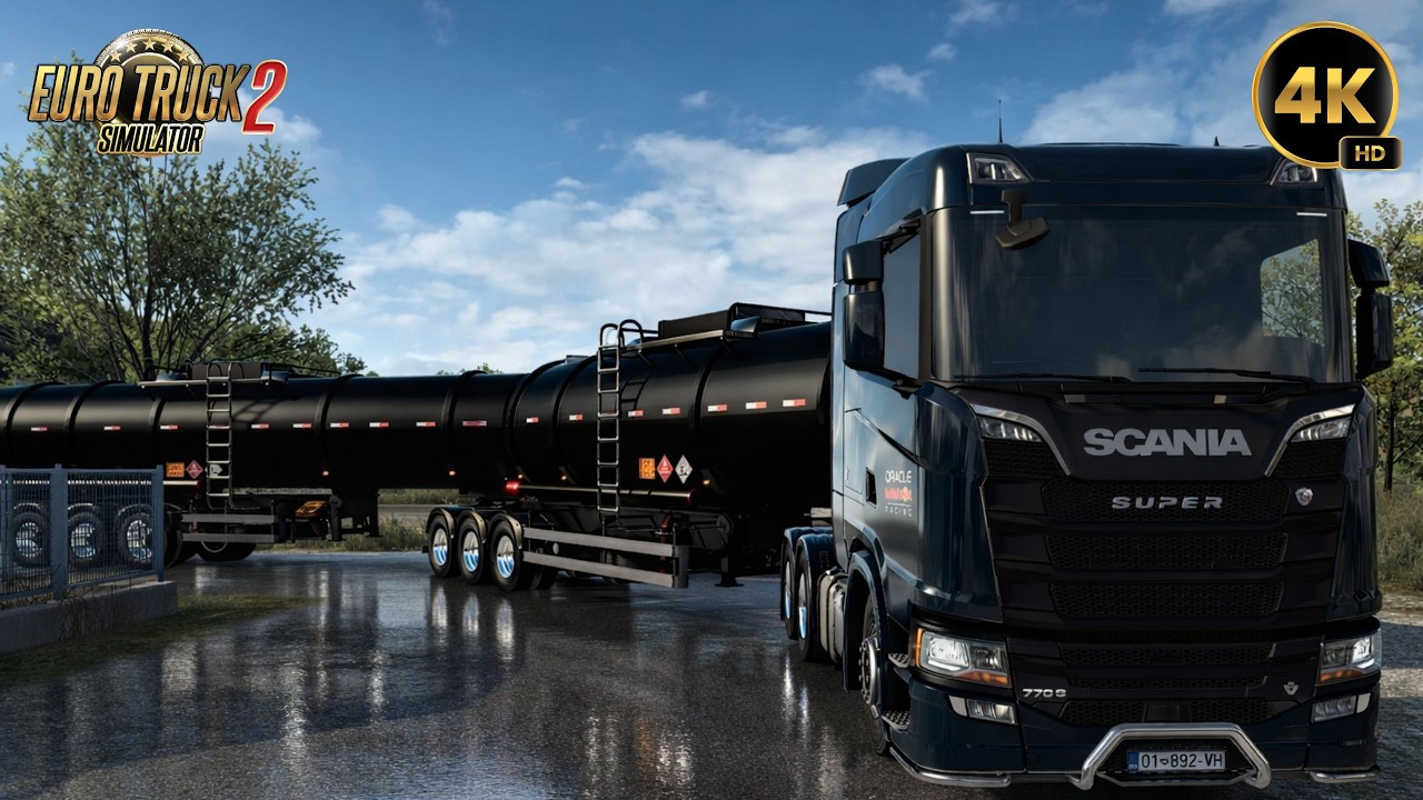 [ETS2 1.58] Scania  through in the Bjelasica mountains | Overhauled by Graphics Mods