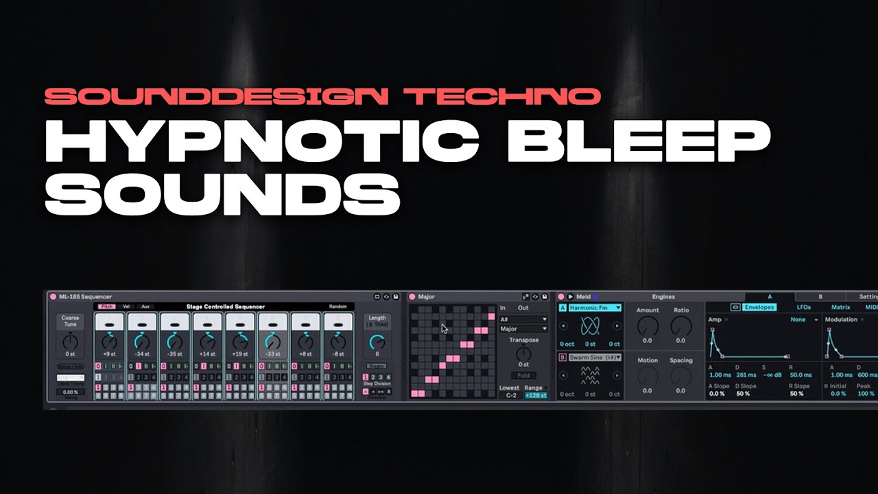 Hypnotic Techno Bleeps in Ableton Live - YouTube