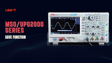 MSO/UPO2000 Series: Save Function for Effortless Data Management