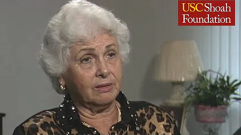Holocaust survivor Norma Dimitry on being a refuge...