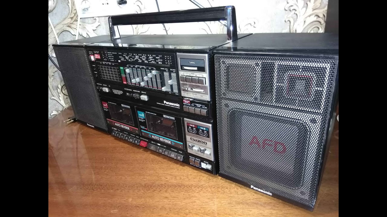 Panasonic RX-CW 200L. Часть1-я. Замена подвесов динамиков. - YouTube