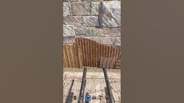 EcoRaid High External Stone Wall With Guntrap if u have privileges #rust #rusttips #rusttricks