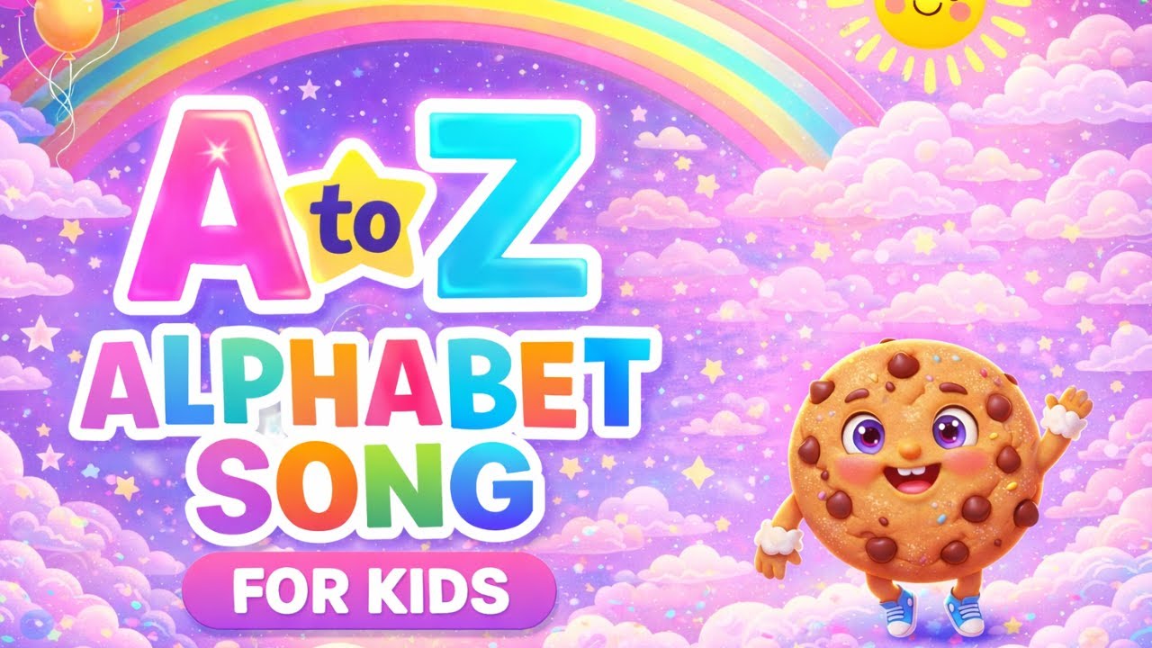 A to Z Alphabet Song for Kids | Learn ABC with Cute & Easy Words | MR ...