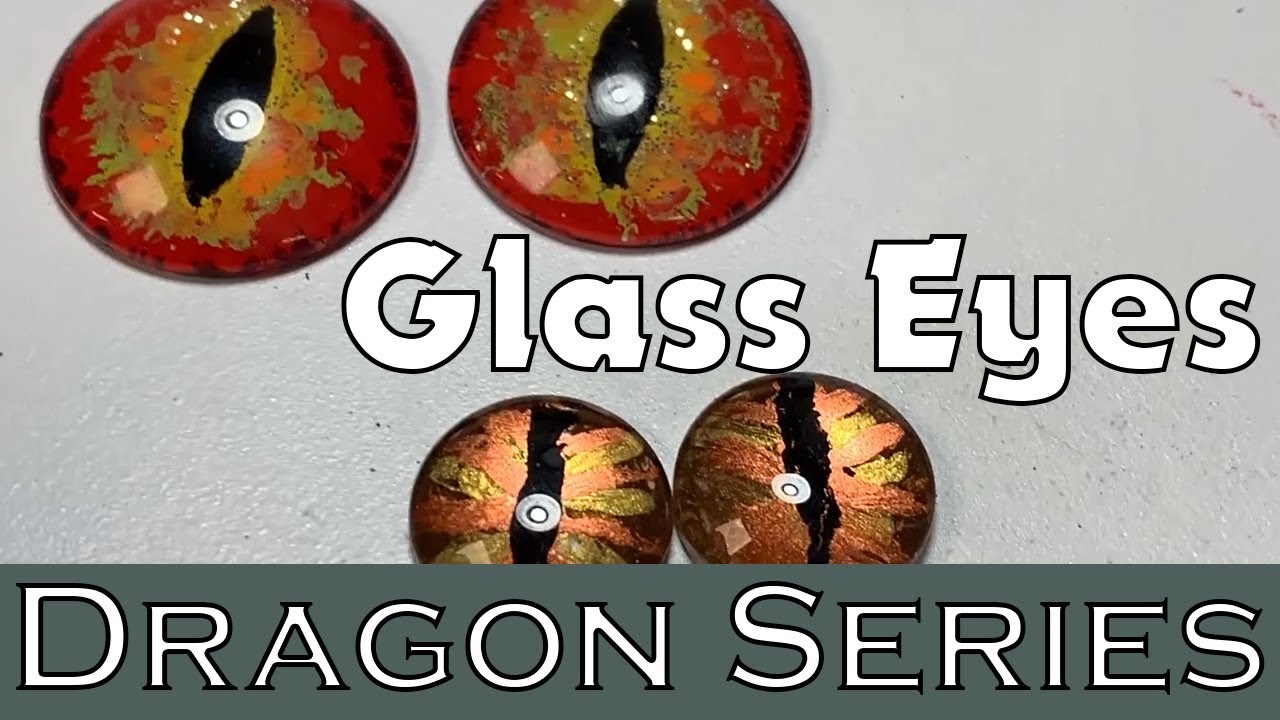 Painting Glass Eyes for the Taxidermy Dragons YouTube