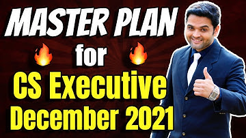 MASTER PLAN for CS Executive December 2021 | Perfect Game Plan to Pass CS Executive in 1st Attempt