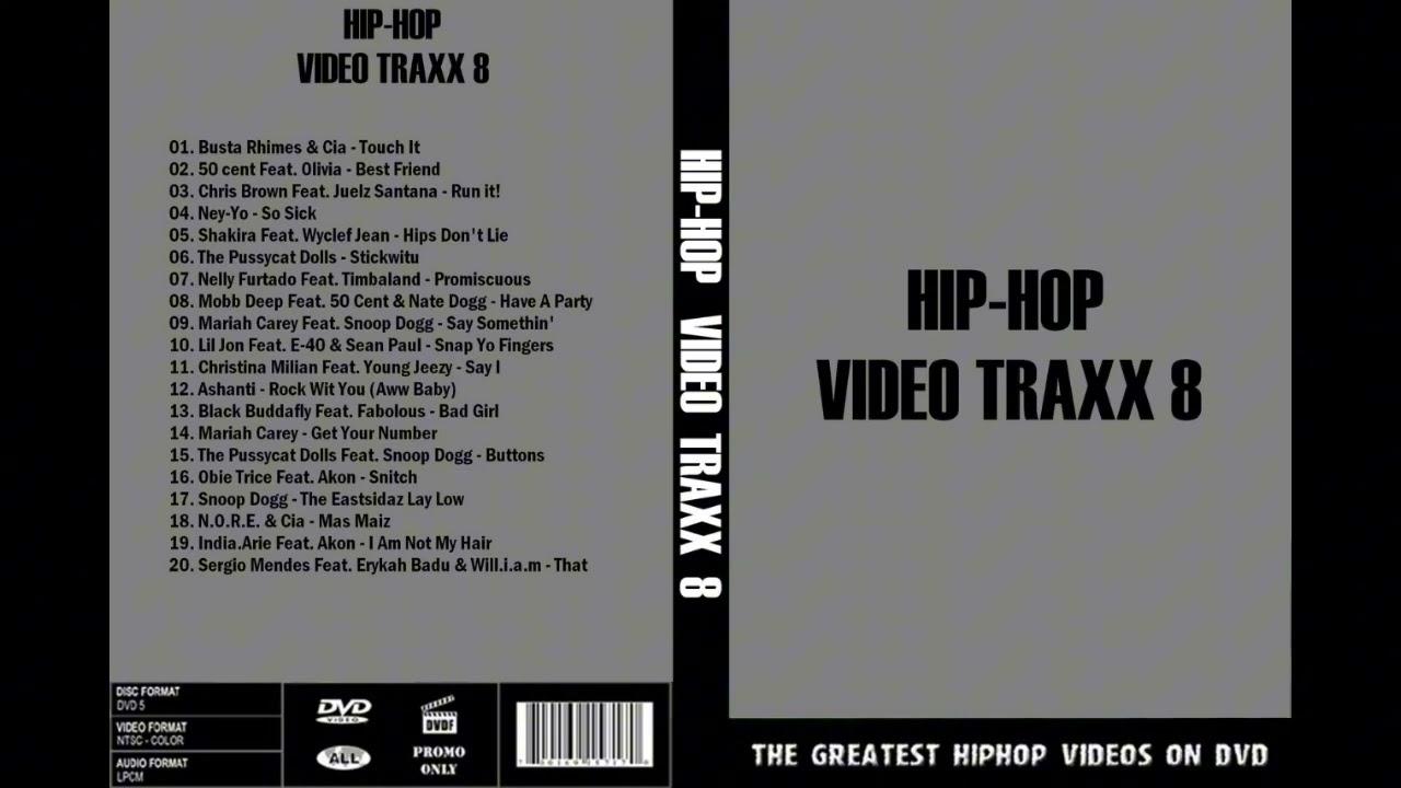 HIP HOP DAS ANTIGAS (CD HIP HOP VÍDEO TRAXX 8) MELHOR COLEÇÃO DE