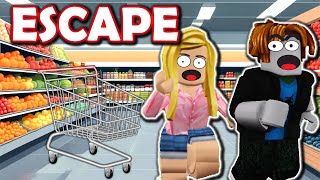 Trapped in a Grocery Store with my Sister *ROBLOX  Escape the Supermarket!!* [Bro and Sis]