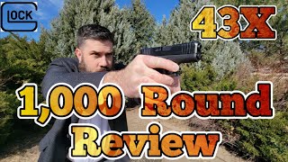 Glock 43X 1000 Round Review: Near Perfection With Modifications