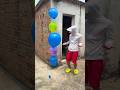 🎈💥🐒Destroy the balloons!#shorts #balloon
