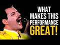 What Makes This Performance GREAT? | Freddie Mercury | We Are The Champions Live At Wembley 1986