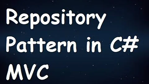 Repository Pattern in C# MVC