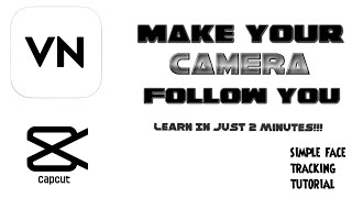 Easy Face tracking with Vn and CapCut (make the camera follow you) screenshot 5