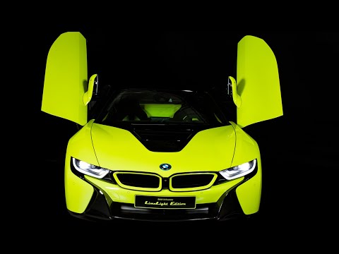 How stunning is this one-off BMW i8 Roadster LimeLight Edition?