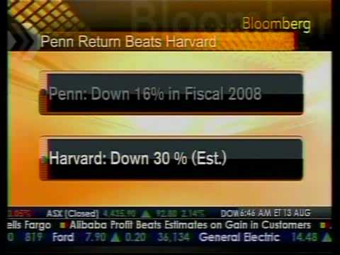Penn Return Beats Harvard - Bloomberg