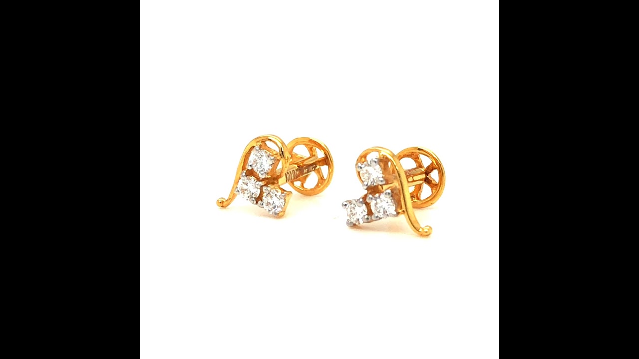 Starry Diamond Drop Earrings