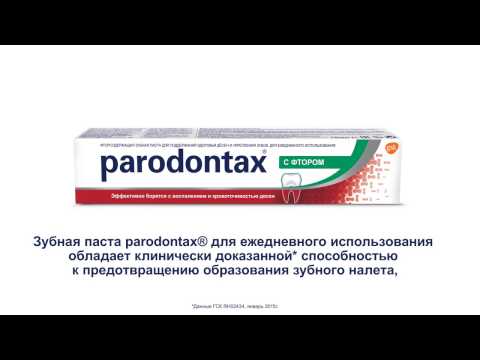 Механизм действия зубной пасты parodontax®