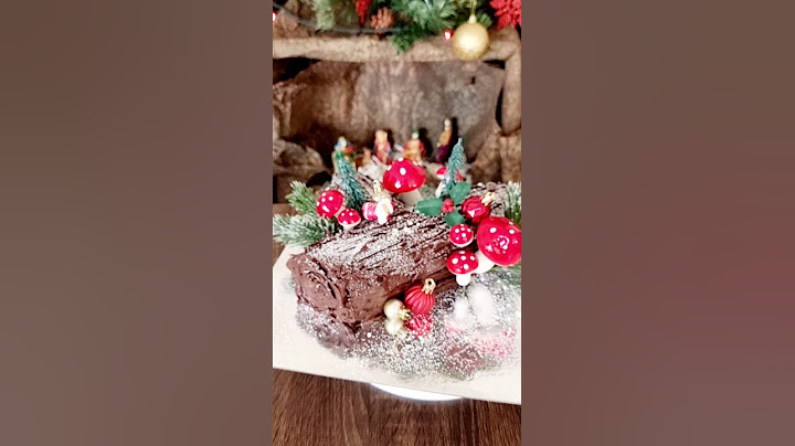 Buche De Noel (yule log)