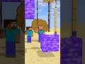 Herobrine Pulls the Heaviest Bedrock 💪| credit by@oreETV | #minecraft #shorts