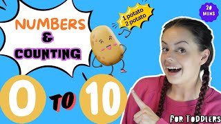 Numbers | Counting | 0 to 10 | Best Toddler Learning Video + Nursery Rhymes - Baby Videos