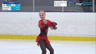 Elena Kostyleva - Amazing 14 years old girl performs skating Free Program routine