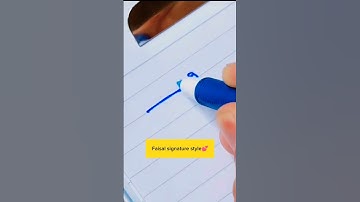 Faisal name signatures || stylish signatures #faisal #signature #calligraphy #shorts #foryou #viral