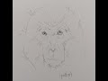 Monkey Portrait Drawing #like #shorts #drawing #animals #portrait #art #artist #artdesign