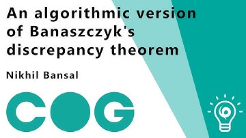 COG. An algorithmic version of Banaszczyk