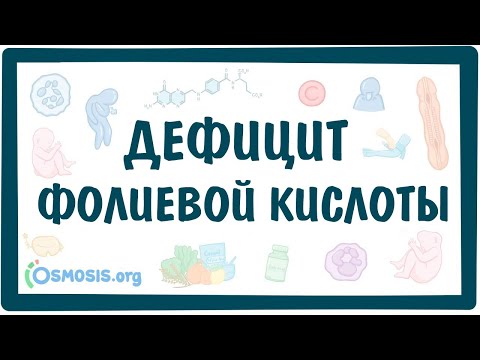 Фолиеводефицитная анемия (дефицит витамина B9) — причины, симптомы, патогенез, диагностика, лечение