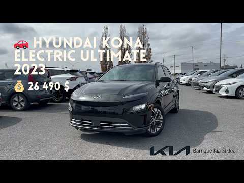 2023 Hyundai Kona Electric ULTIMATE TOIT-OUVRANT | LEATHER - NAVIGATION - LOW KM |