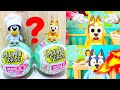 Bluey and bingo make mini food and play fancy restaurant  pretend play with bluey toys