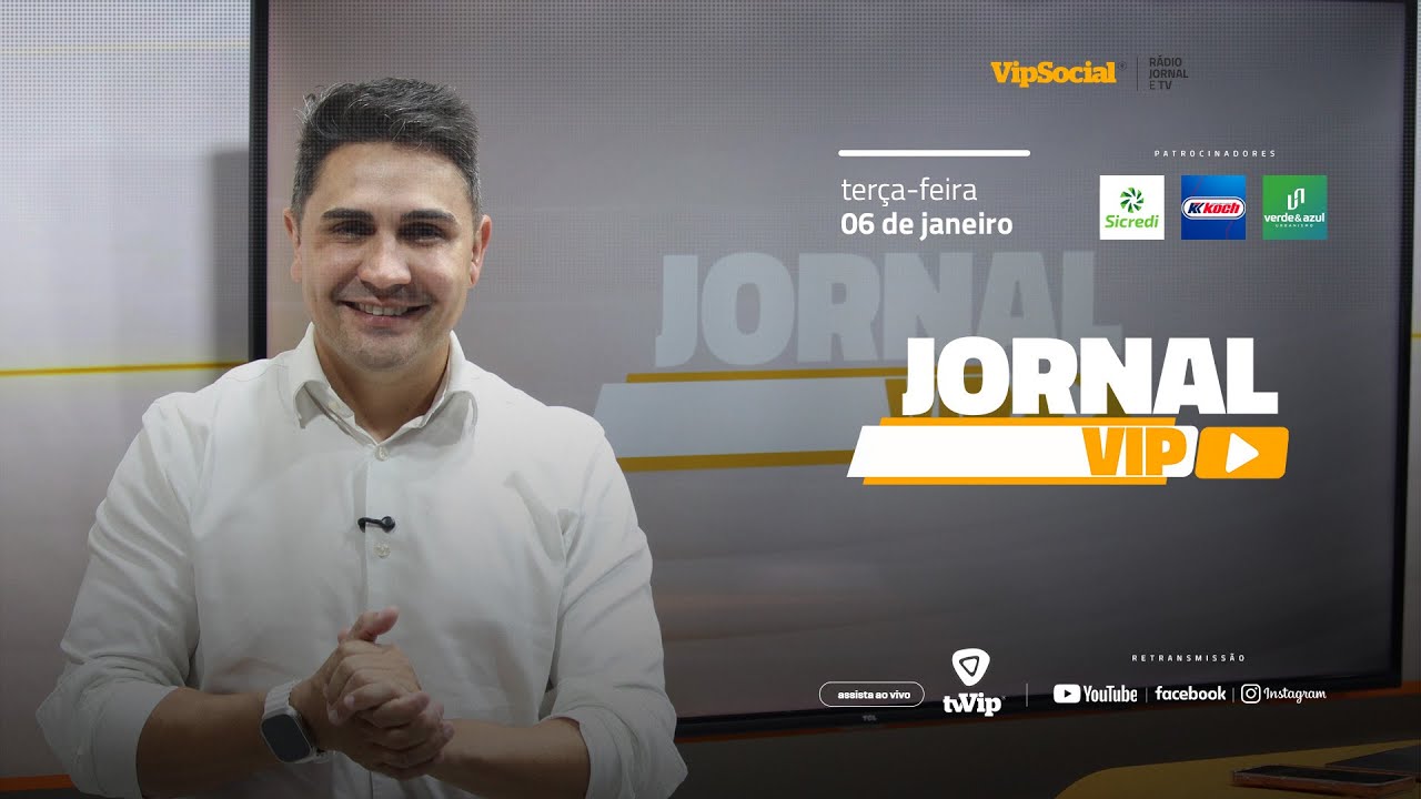 JORNAL VIP | TERÇA-FEIRA | 06 DE JANEIRO 🟠