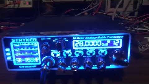 RF Man demonstrates dual LDMOS amplifier in upper and lower side band