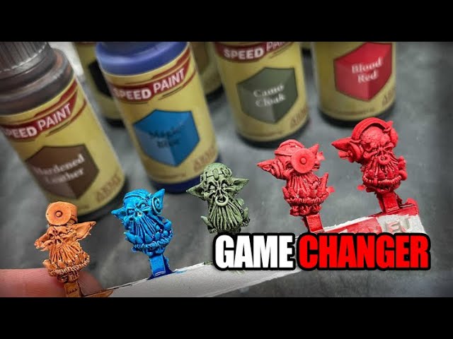 Painting an entire miniature using The Army Painter's Speed Paints