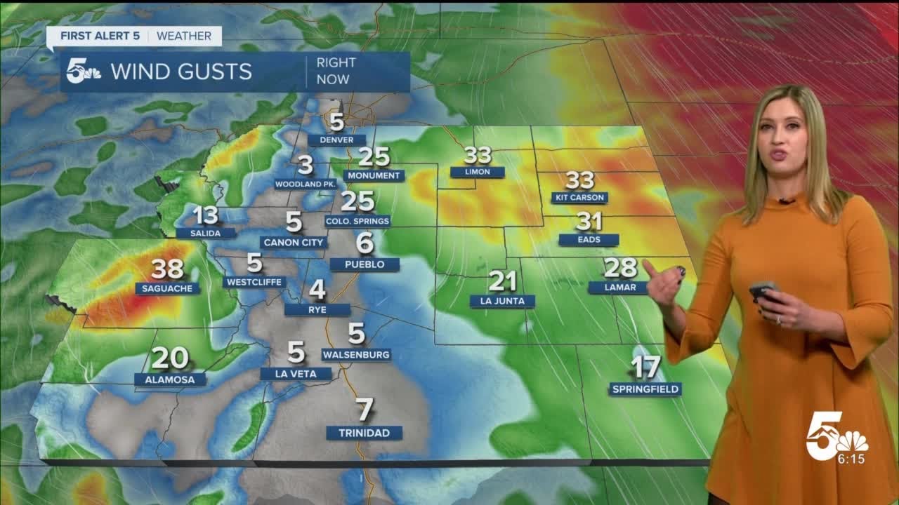 Cool temperatures on Tuesday with spotty rain and snow showers - YouTube